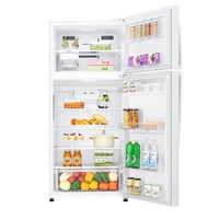 ثلاجة LG بابين 20.9 قدم ابيض LT22CBBWIN