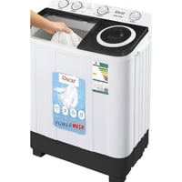 اوسكار غسالة ملابس حوضين تحميل علوي 10 كيلو - أبيض...