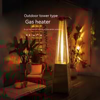 دفاية غاز جي في سي برو ستانلس ستيل 11.2 كيلو واط -...