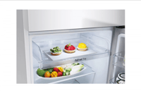 ثلاجة LG بابين بفريزر علوي سعة 11.8 قدم مكعب - أبي...