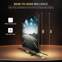 شاشة ذكية نيكاي 58 بوصة كيو ليد بنظام تشغيل جوجل ت...