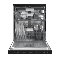 غسالة صحون هيتاشي 16 مكان و8 برامج زجاج لون أسود H...