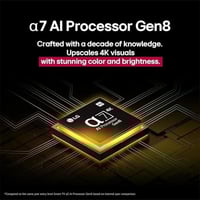 شاشة ذكية ال جي 65 بوصة UHD بجودة 4K نظام تشغيل وي...