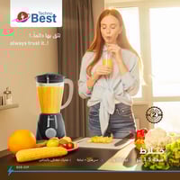 خلاط تكنو بيست 1.5 لتر بقوة 400 واط مع محرك نحاسي...