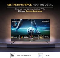 شاشة ذكية نيكاي 58 بوصة كيو ليد بنظام تشغيل جوجل ت...