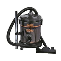 بيسك مكنسة برميل 1200 واط - 13 لتر - 4 عجلات - أسو...