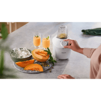 خلاط 450 واط بوعاء بلاستيكي سعة 1.9 لتر من بلندر ب...