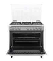 فيستل فرن غاز 5 عيون - 90×60 سم - أمان كامل + شواي...