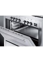 فرن غاز جليم غاز 60*90 سم 5 عيون استيل امان تام ال...