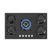 سطح غاز بلت ان كومتيل 5 عيون زجاج تركي أسود 52 * 9...