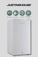 جستنج هاوس ثلاجة باب واحد 3 قدم مكعب - 86 لتر - أب...