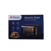 فرن كهربائي تكنو بيست 60 لتر باب زجاج مزدوج لون أس...