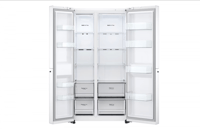 ثلاجة LG دولابي بابين م/LS25CBBWIV ابيض مقاس 22.8...