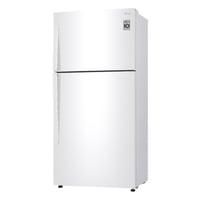 LG ثلاجة بابين 15.4 قدم - أبيض - LT17CBBWIN