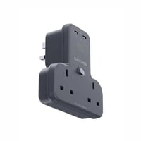 راف باور - شاحن جداري بقوة 45 واط بمنفذين طاقة ومن...