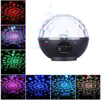 مكبر صوت مع اضاءة مسرح بألوان متعددة