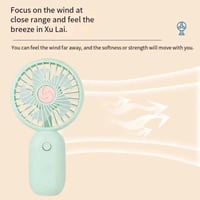 مروحة PORTABLE محمولة قابلة للشحن لساعات دون توقف...