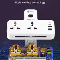 فيش كهرباء ذكي متعدد الاستخدام ماركة فيدا FEIDA