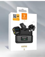 بوكس 2 ميكروفون لاسلكي من سبون مع ضمان 5 سنوات