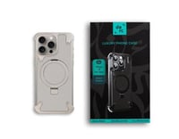 دارك - جراب جلد لهاتف الايفون 15 مقاوم للصدمات تيت...