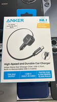 انكر - شاحن سيارة PD نانو 75 واط مع كابل تايب سي ق...