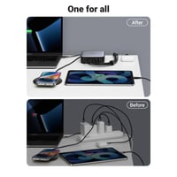 يوجرين شاحن مكتبي أربع منافذ PD وبمنفذين USB بتقني...