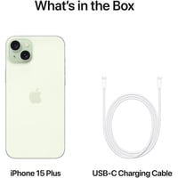 ايفون 15 بلس سعة 256جيجابايت (اخضر)