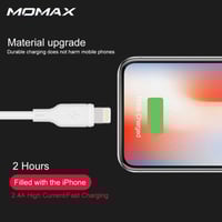 كابل من من موماكس ايفون ال يو اس بي بطول 1 م ابيض