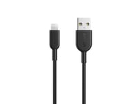 كابل من انكر يو اس بي الي ايفون (أسود) 0.9م معتمد...