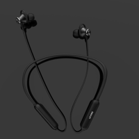 سماعة بلوتوث ليفوري حول الرقبة رياضية (أسود)