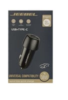 شاحن سيارة بمنفذ USB وقوة 38 واط من JEEBEL