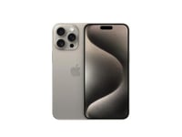 ايفون 15 برو سعة 256 جيجابايت تيتانيوم (طبيعي)