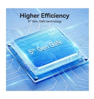 فيش جداري GaN5 ميني من بيسوس 30 واط Type C