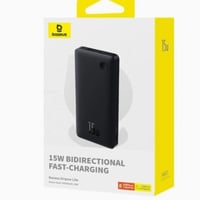 باور بانك بيسوس 10000 مللي امبير بقوة 15 واط اسود