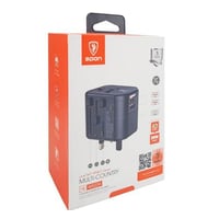 شاحن السفر العالمي 6 في 1 بعدة منافذ من SPON