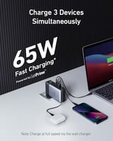 باور بانك وفيش جداري من انكر 2 في 1 ب 10,000 مللي...