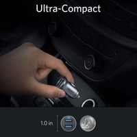 شاحن سيارة معدني يو اس بي من انكر 24 واط