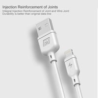 كابل من من موماكس ايفون ال يو اس بي بطول 1 م ابيض