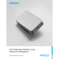 شاحن متنقل موماكس كيو ماج ميغناطيسي لاسلكي 10000mA...