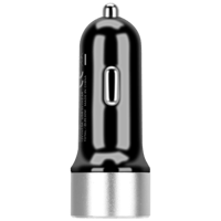 شاحن سيارة موماكس بتقنية ال PD مخرجين لون اسود