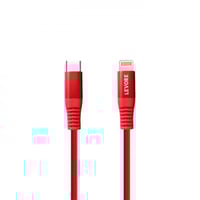 كابل ليفوري Type-C الى ايفون 1,8 م نايلون أحمر