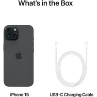 ايفون 15 سعة 128 جيجابايت اسود