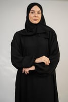 عباية الحج مقفله اسود