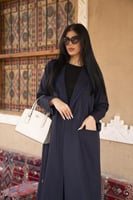 عباية كتان مبطن بكوله وكم كلفه كحلي