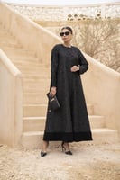 عباية تفته جاكار قصه تحت كريب اسود