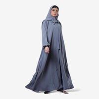 عبايه الحج و العمرة 3 قطع رمادي