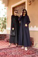 عباية كتان مبطن بكوله وكم كلفه كحلي