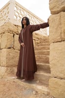 عبايه جوخ اسوره اسفل تطريز جملي