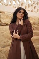 عبايه جوخ اسوره اسفل تطريز جملي