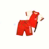 طقم ولادي صيفي قطعتين "هيرو ديزاينر"